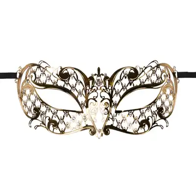 Easy Toys - Mask Lace Gold. Ażurowa maska w stylu weneckim!