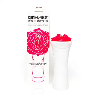 Clone-A-Pussy - Plus Sleeve Kit Pink. Zestaw do klonowania waginy. Stwórz swój własny masturbator za pomocą odlewu! Wygodny kształt i intensywne doznania