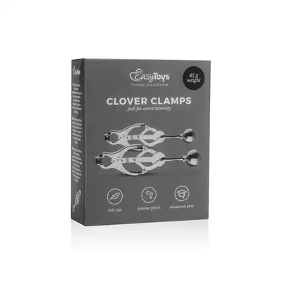 Easy Toys - Clover Clamps. Zaciski do sutków z ciężarkami.