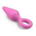 Easy Toys - Pointy Plug Large Pink. Różowy silikonowy plug. 