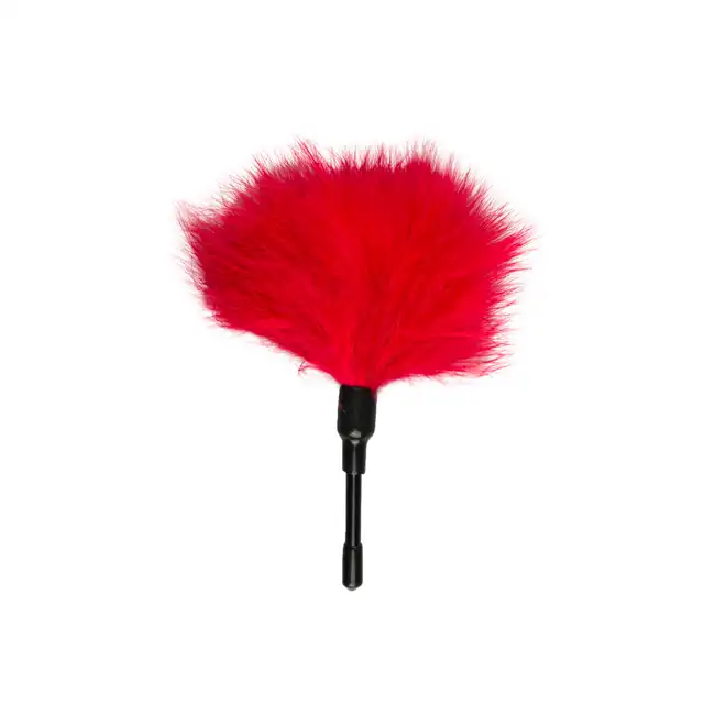 Easy Toys - Feather Tickler Red Small. Małe czerwone piórko. 