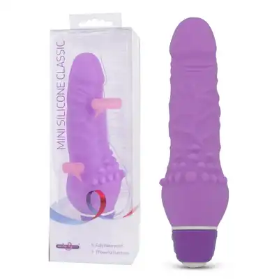 Seven Creations - Mini Silicone Classic Purple. Fioletowy wibrator w wersji mini!