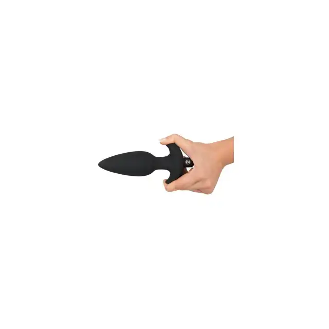 You2Toys - Black Velvet L Vibrating. Wibrujący silikonowy butt plug. 