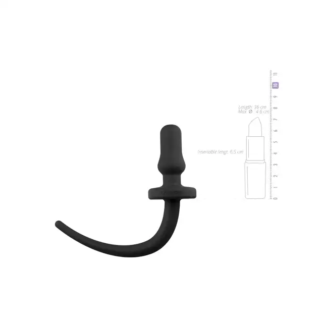 EasyToys - Dog Tail Plug - Plumpy Small. Psi ogon. Wersja Small.