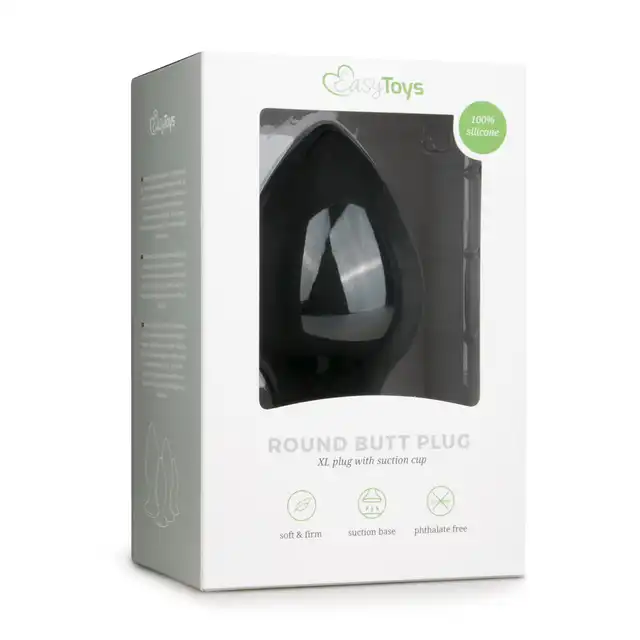Easy Toys - Round Butt Plug XL. Duża wtyczka analna