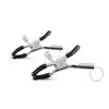 Easy Toys - Metal Nipple Clamps With Ring - Klipsy na sutki z kółkiem do łańcuszka.