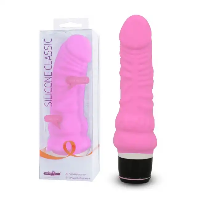 Seven Creations - Mini Silicone Classic Pink. Mały silikonowy wibrator
