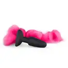 Easy Toys - Pony Anal Plug Pink. Wtyczka analna z różowym ogonem kucyka. 
