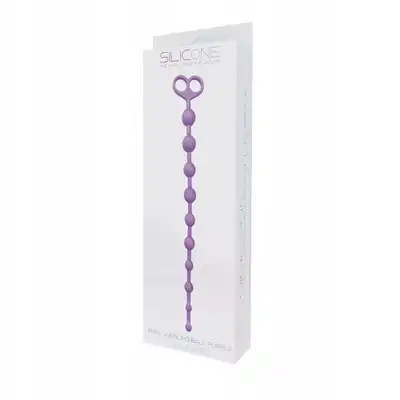 Toyz4Lovers - Anal Juggling Ball. Silikonowe koraliki analne. Fioletowe. 