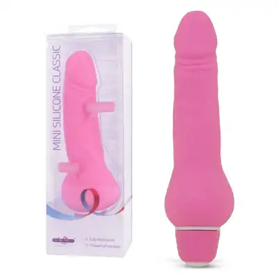 Seven Creations - Mini Silicone Classic Pink. Mały silikonowy wibrator