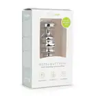 Easy Toys - Metal Butt Plug Ribbed Small:. Mała żebrowana wtyczka z kryształkiem. 