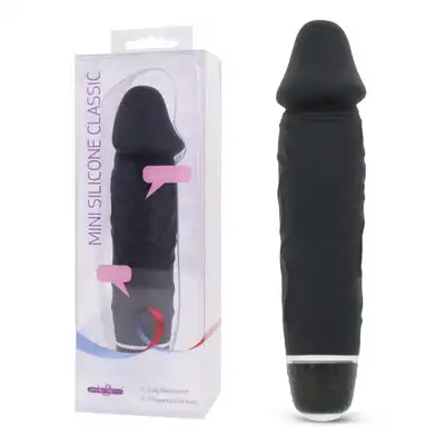 Seven Creations - Mini Silicone Classic Black. Mini silikonowy wibrator!