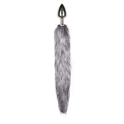 Easy Toys - Fox Tail Plug Large. Duża wtyczka analna z lisim ogonem. 