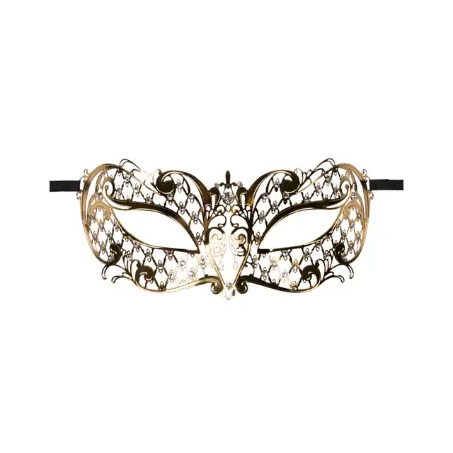 Easy Toys - Mask Lace Gold. Ażurowa maska w stylu weneckim!