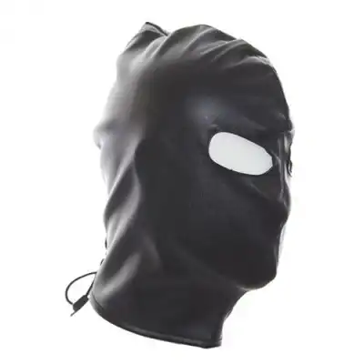 Bondage Only eyes Mask BLACK. Czarna miękka maska niewoli. Lekki materiał. 