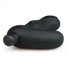 Easy Toys - Bottom Booster. Wibrujący silikonowy masażer prostaty. Czarny. 