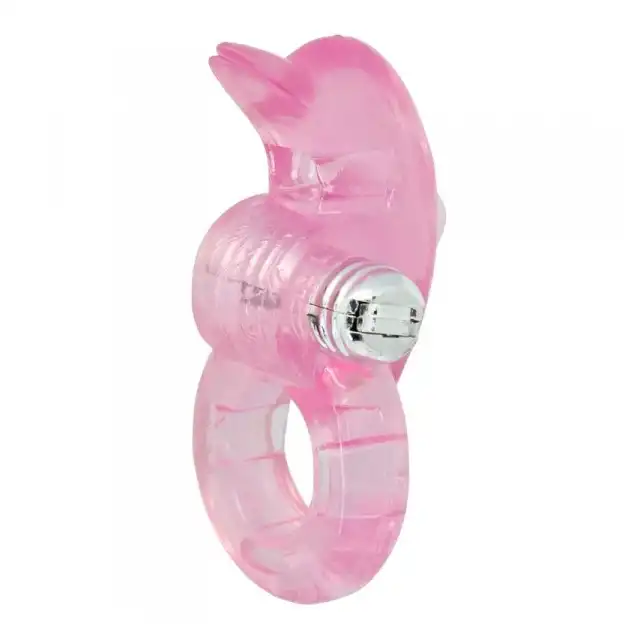 Toyz4Lovers - Timeless Dolphin Ring Pink. Wibrujący ring z delfinkiem!