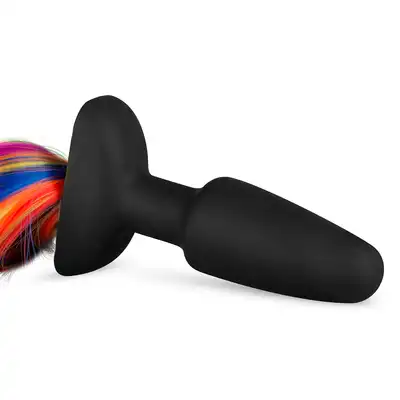 Easy Toys - Pony Anal Plug. Wtyczka analna z tęczowym ogonem kucyka!