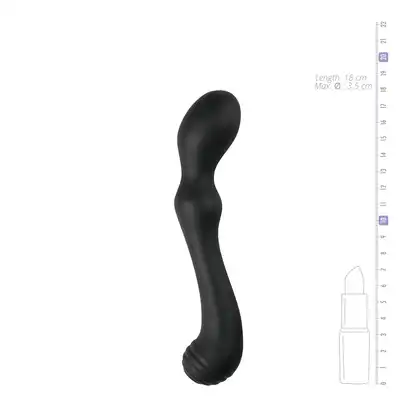 Easy Toys - Anal Probe Curvy. Profilowane zakrzywiane dildo analne.