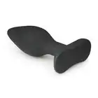 Easy Toys - Rocked Plug Medium Black. Silikonowa wtyczka analna. 