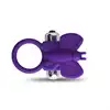 T4L Ring Vibr.Butterfly Purple