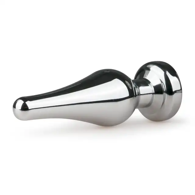 Easy Toys - Metal Butt Plug Small. Metalowa wtyczka analna z kryształkiem