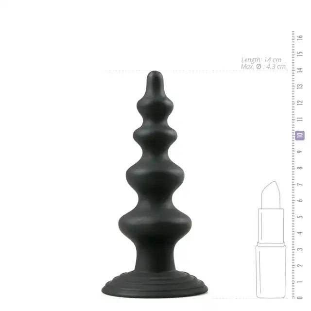 Easy Toys - Beaded Cone. Profilowany Butt Plug