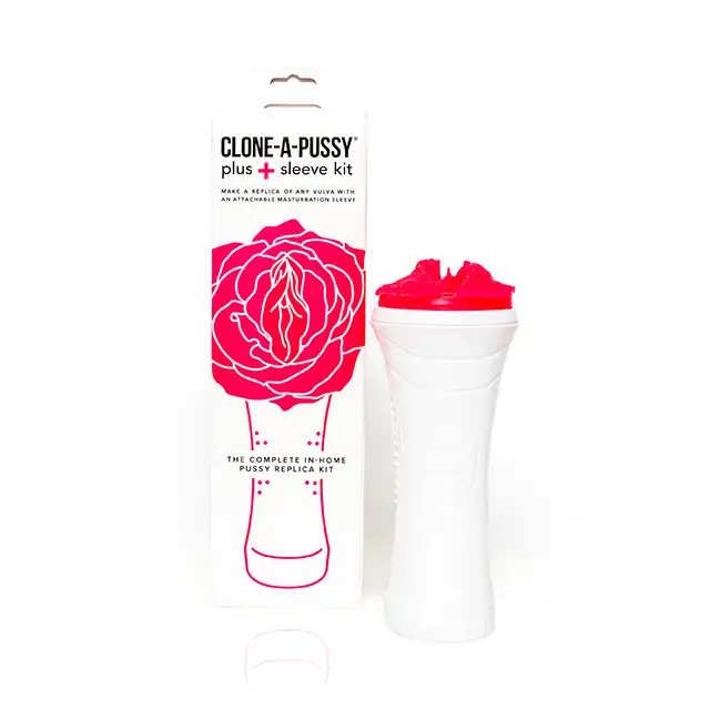 Clone-A-Pussy - Plus Sleeve Kit Pink. Zestaw do klonowania waginy. Stwórz swój własny masturbator za pomocą odlewu! Wygodny kształt i intensywne doznania