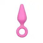 Easy Toys - Pointy Plug Large Pink. Różowy silikonowy plug. 