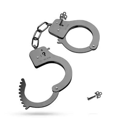Easy Toys - Metal Cuffs Grey. Metalowe kajdanki.