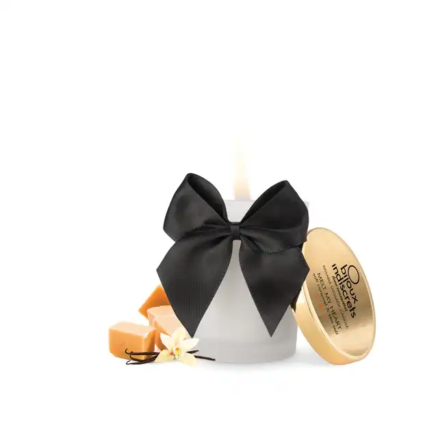 Bijoux Indiscrets - Massage Candle Soft Caramel 70 ml. Aromatyczna świeca do masażu o zapachu słodkiego karmelu i wanilii 
