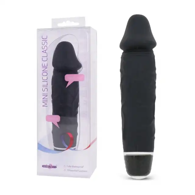 Seven Creations - Mini Silicone Classic Black. Mini silikonowy wibrator!