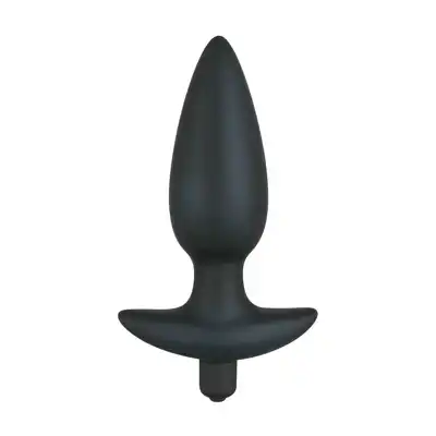 You2Toys - Black Velvet L Vibrating. Wibrujący silikonowy butt plug. 