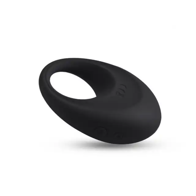 Toyz4Lovers - Cock Ring Black USB. Czarny wibrujący ring na penisa na USB.