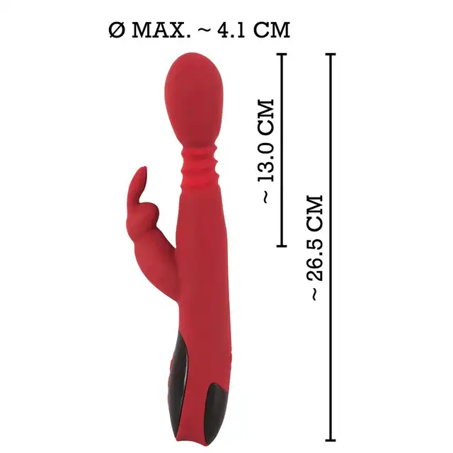 You2Toys - Rechargeable Silicone Rabbit. Wielofunkcyjny podgrzewany wibrator!