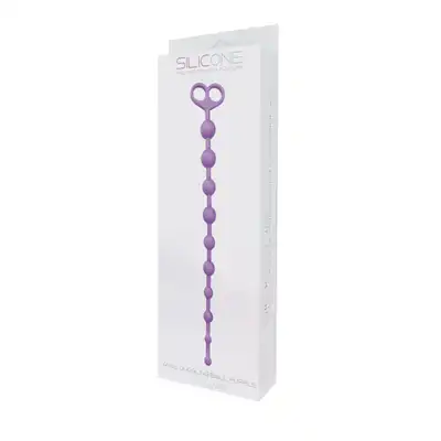 Toyz4Lovers - Anal Juggling Ball. Silikonowe koraliki analne. Fioletowe. 