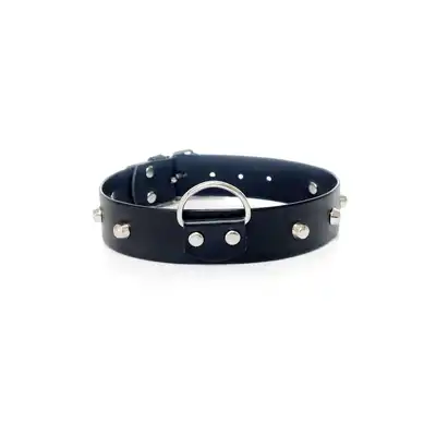 Fetish Boss Series - Collar With Studs. Czarna obroża z ćwiekami. 