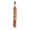 Easy Toys - Fox Tail Plug Small. Lisi ogon z wtyczką analną. Rozmiar S