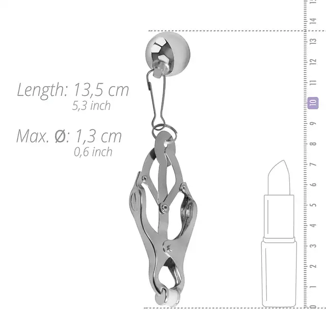 Easy Toys - Clover Clamps. Zaciski do sutków z ciężarkami.