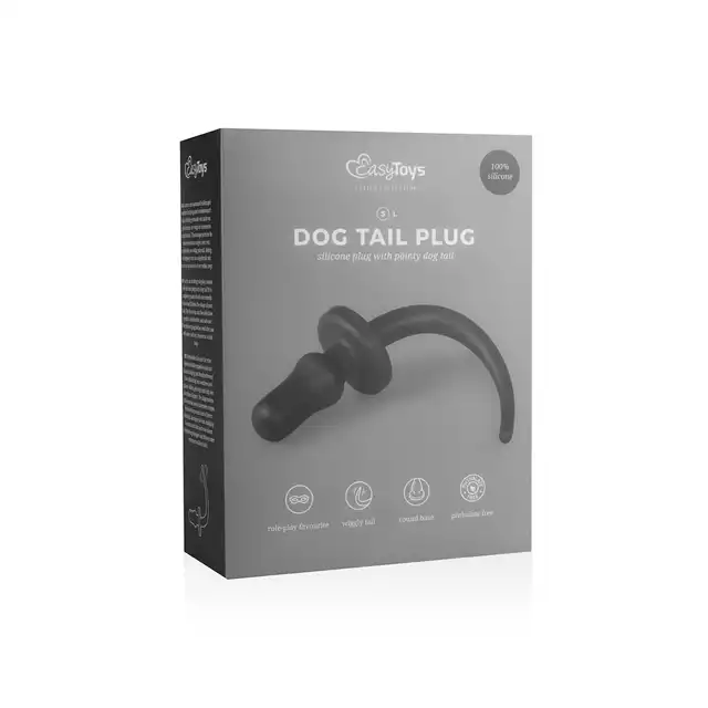 EasyToys - Dog Tail Plug - Plumpy Small. Psi ogon. Wersja Small.
