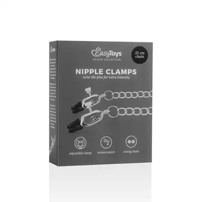 Easy Toys - Nipple Clamps. Metalowe zaciski na sutki