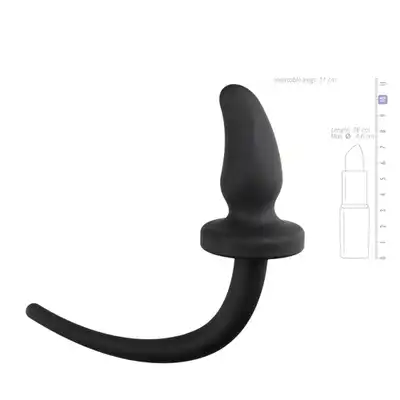 Easy Toys - Dog Tail Plug Large. Duży plug analny z psim ogonem!