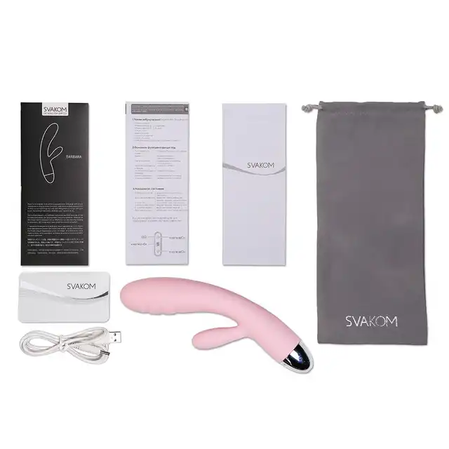 Svakom - Barbara Ultra Soft Vibrator Pale Pink 