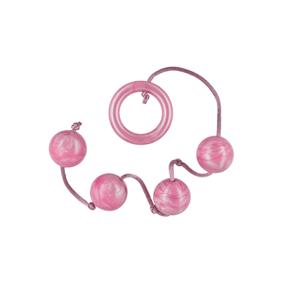 Toyz4Lovers - Pleasure Pearls Pink. Koraliki analne. Perłowy róż. 