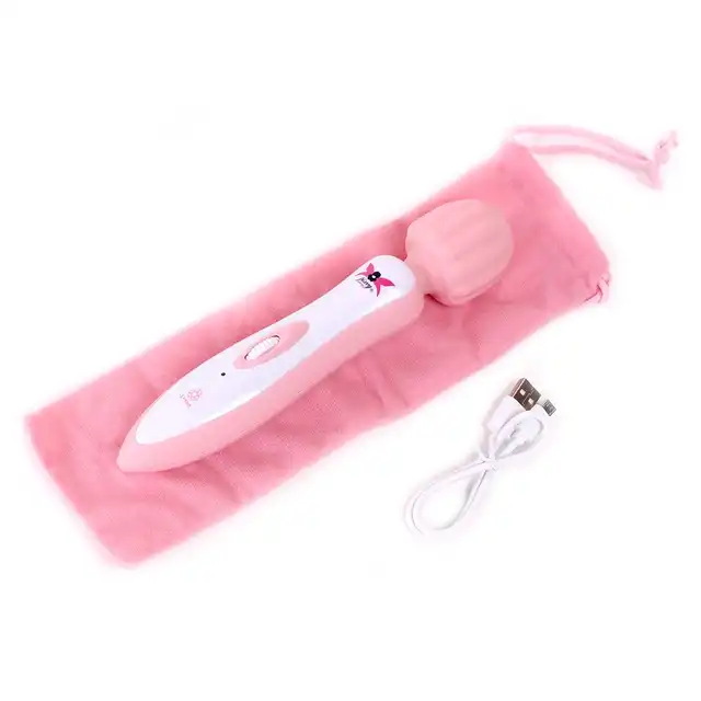 Pixey - Recharge Pink Massage Wand! Bezprzewodowy masażer!