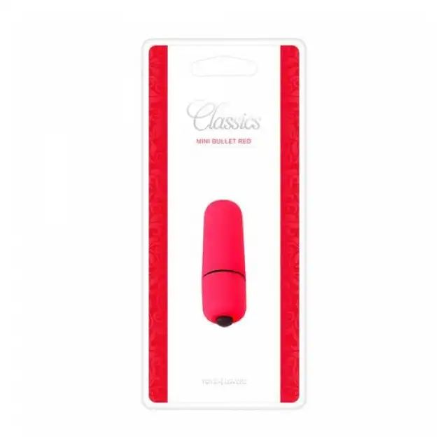 Toyz 4 Lovers - Classic Mini Bullet Red. Kieszonkowy wibrator. 