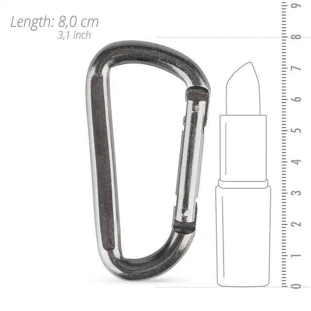 Easy Toys - Carabiner Clip. Metalowe zapięcie. 