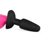 Easy Toys - Pony Anal Plug Pink. Wtyczka analna z różowym ogonem kucyka. 