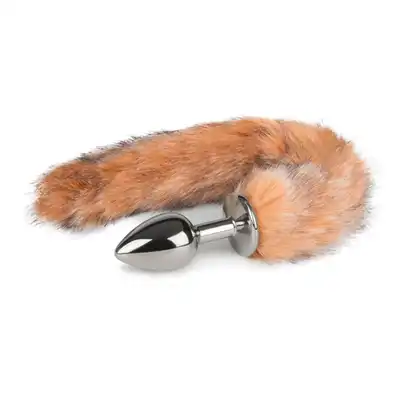 Easy Toys - Fox Tail Plug Small. Lisi ogon z wtyczką analną. Rozmiar S