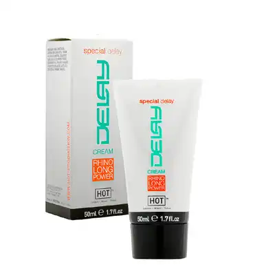 HOT - Delay Creme 50 ml. Krem wspomagający opóźnienie wytrysku. 